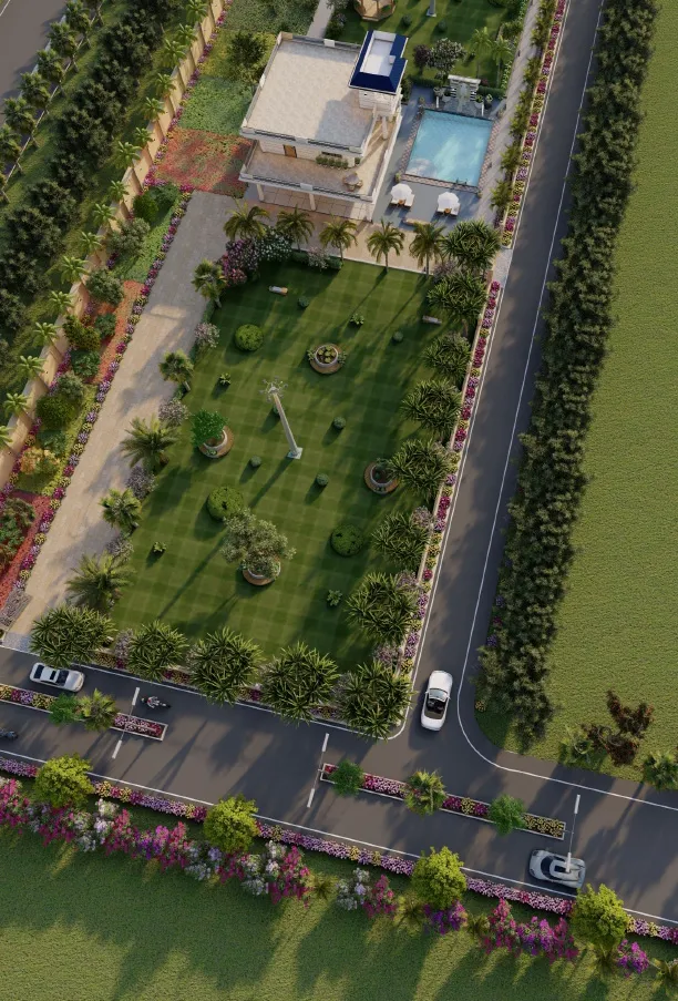 Plots and Villas in Lucknow Strategic Location Map